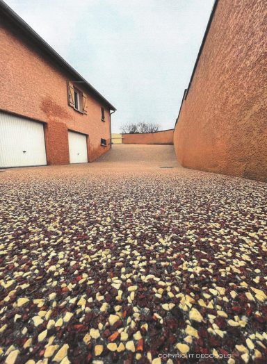 Béton désactivé, béton drainant